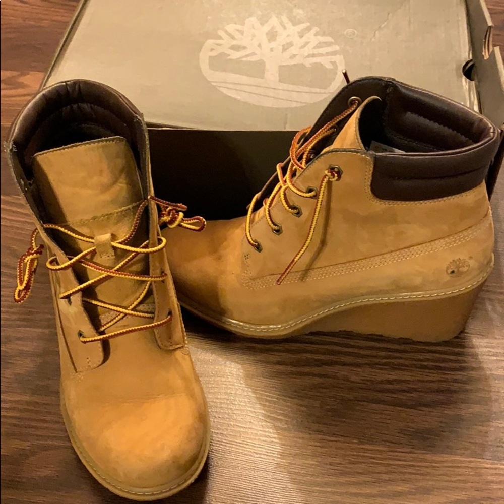 Timberland wedge boots